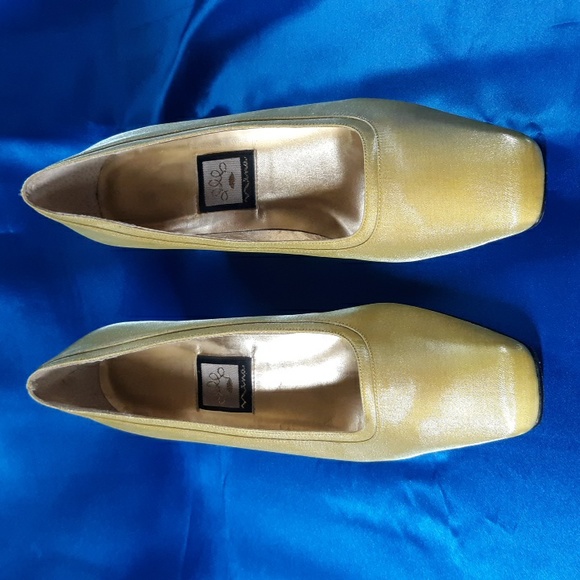 Nina Shoes - Nina Iredescent Green/Yellow Heels